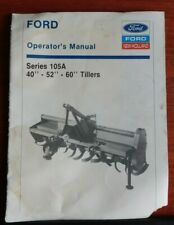 Ford 105 Tiller Parts Manual